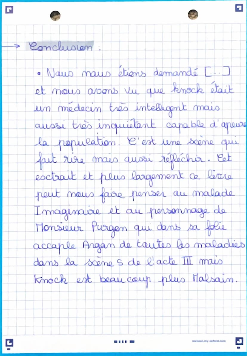 G
Knock Texte 1:3 parties: Intro (1à 5); la
consultation (5-22); L'âge (22-31
Intro:
ema
Jules Romain auteur du 20
Son œware la plus connue 