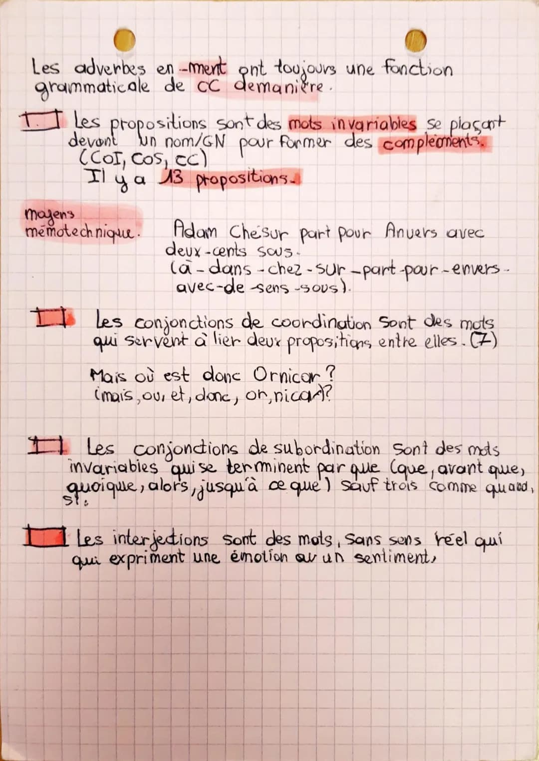 
<p>La classe/nature grammaticale est la carte d'identité d'un mot. Elle est notée à côté du mot, entre parenthèses dans le dictionnaire.</p