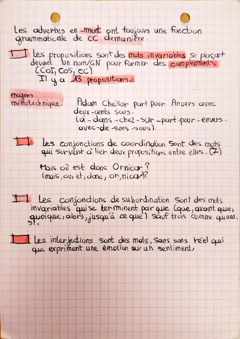 
<p>La classe/nature grammaticale est la carte d'identité d'un mot. Elle est notée à côté du mot, entre parenthèses dans le dictionnaire.</p