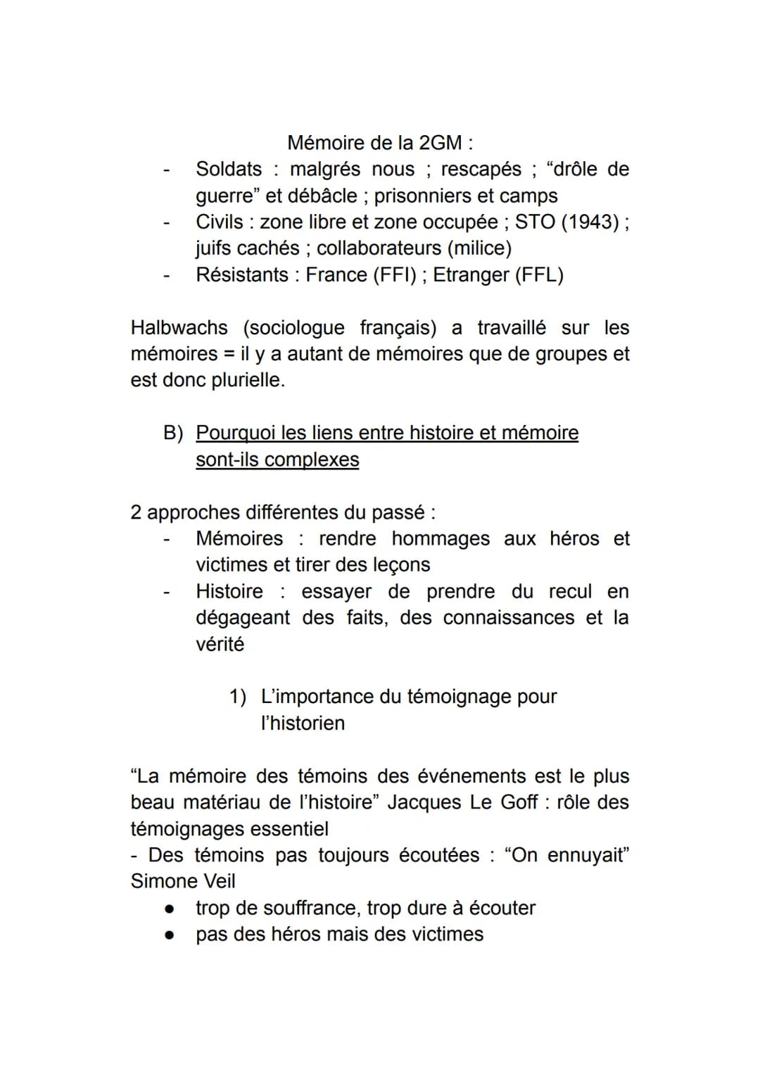 Thème 3 : Histoire et mémoires
Introduction : histoire et mémoire, mémoire et
justice
Exaction: un crime “gratuit" qui ne change pas le cour