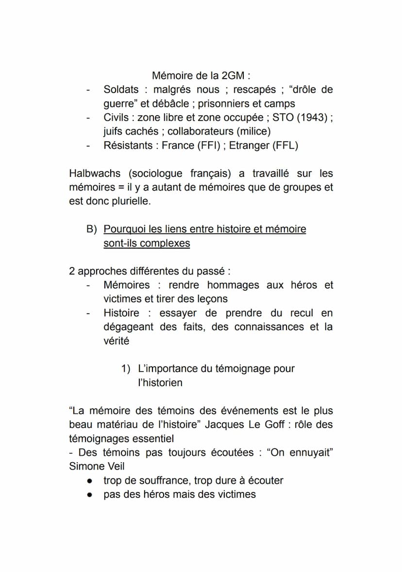 Thème 3 : Histoire et mémoires
Introduction : histoire et mémoire, mémoire et
justice
Exaction: un crime “gratuit" qui ne change pas le cour