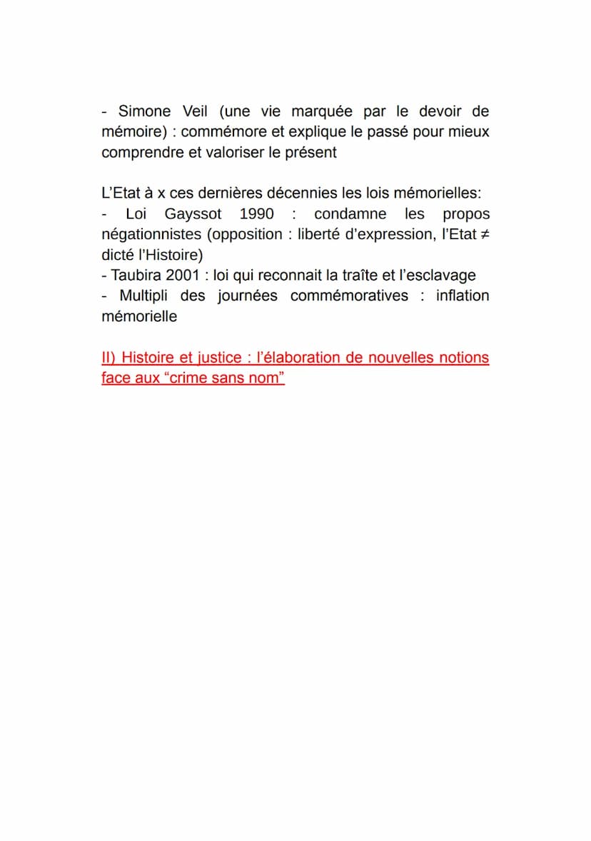 Thème 3 : Histoire et mémoires
Introduction : histoire et mémoire, mémoire et
justice
Exaction: un crime “gratuit" qui ne change pas le cour
