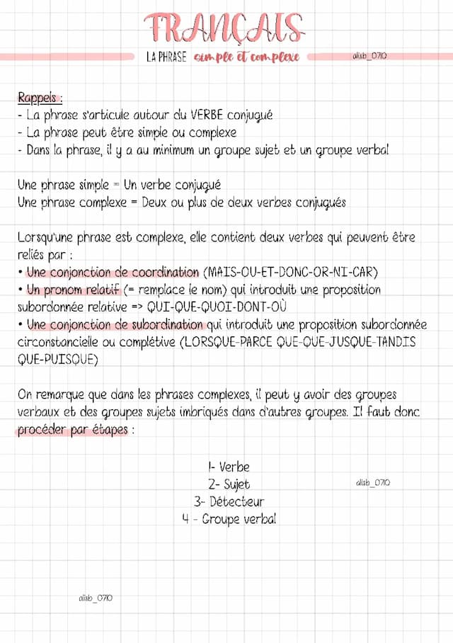 Know Français : La phrase simple et complexe thumbnail