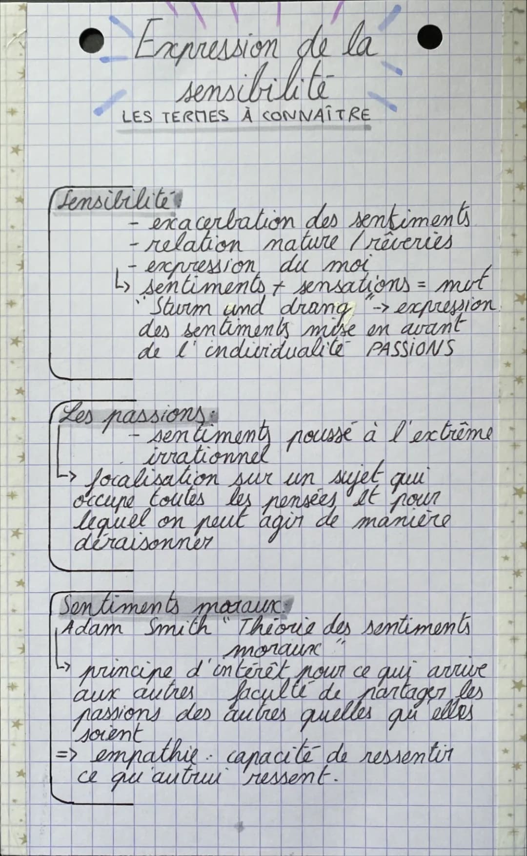 Expression de la Sensibilité HLP Grand Oral et Héros Romantiques