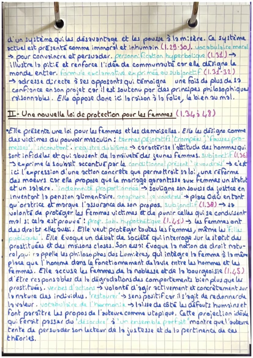 13
Contrat social
Olympe de Gouge, DDFC, 1791
Introduction:
X
L'extrait étudié appartient à un court essai intitulé Forme du contrat
social 