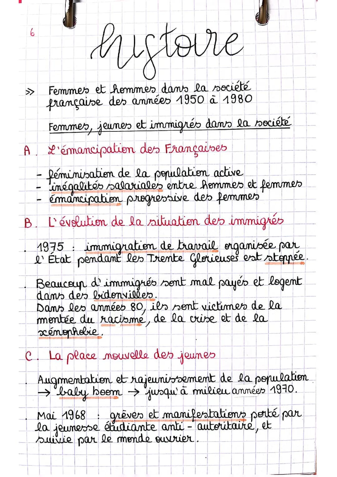 Femmes et hommes dans la société française des années 1950 à 1980