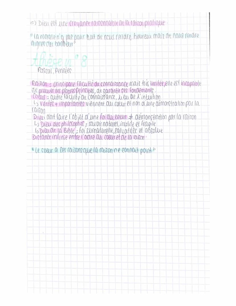 La raison
3 définitions possibles
↓
Raison pratique:
distinguer le bien au
mal
✓
sens intellectuel
Raicon the orque
distinguer le vraidu
fal