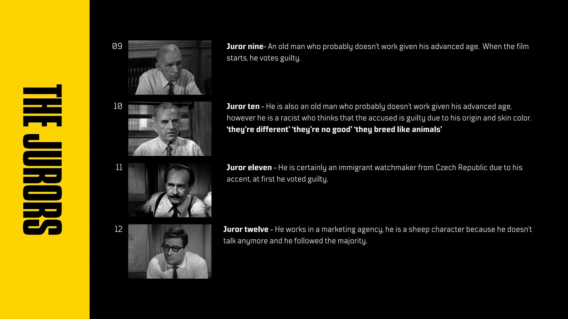 A FILM DIRECTED BY SIDNEY LUMET

12 ANGRY
MEN

IT EXPLODES LIKE 12 STICKS OF
DYNAMITE!!!

ORION-NOVA
PRODUCTIONS "HOW DOES THE PLAYWRIGHTS U