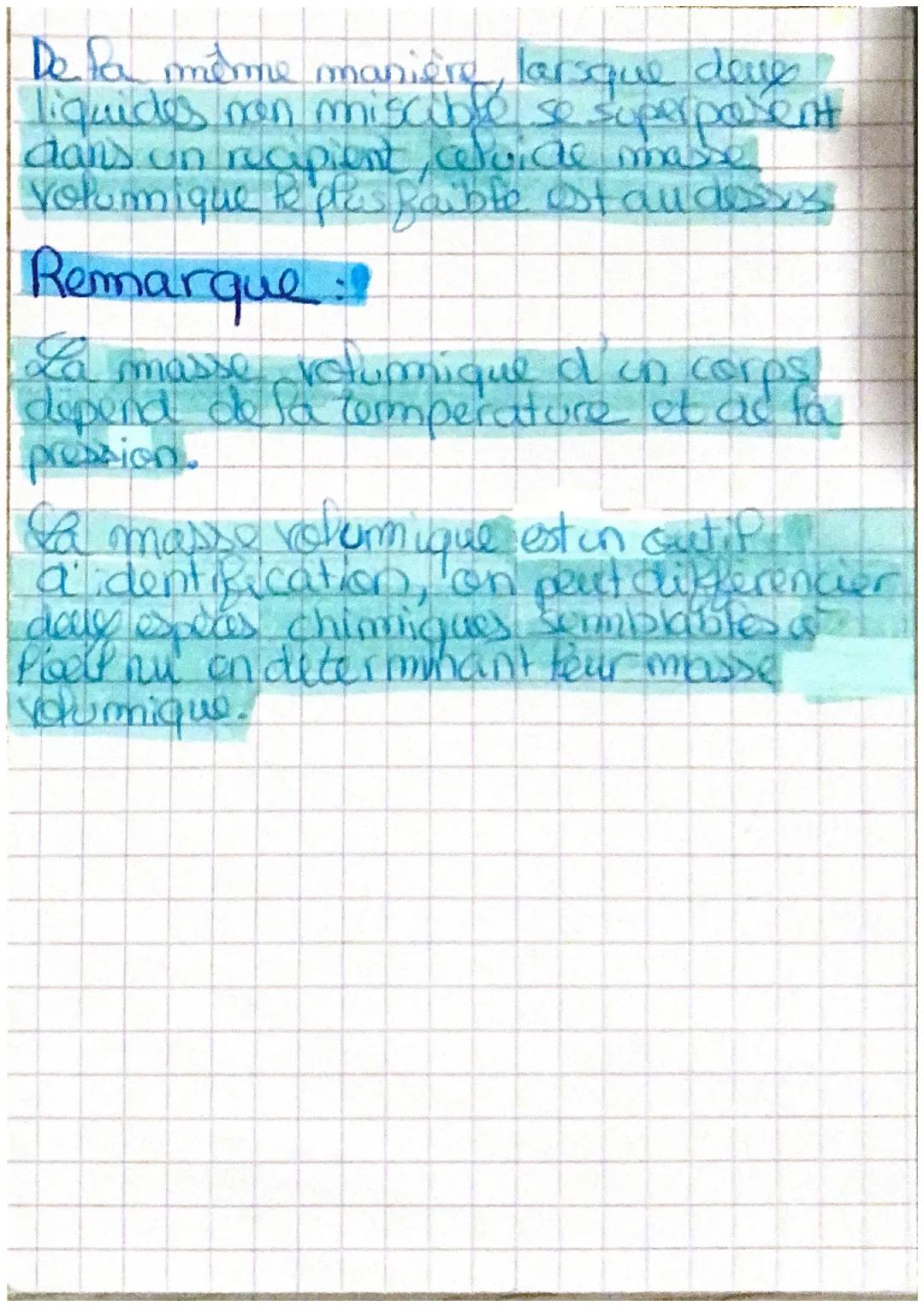 Chap-1
Physique-chimie
A) Hasse, volume et masse Volurmique:
La masse est Piée à la quantile de
matière.
& masse se mesure on ho
A masse se 