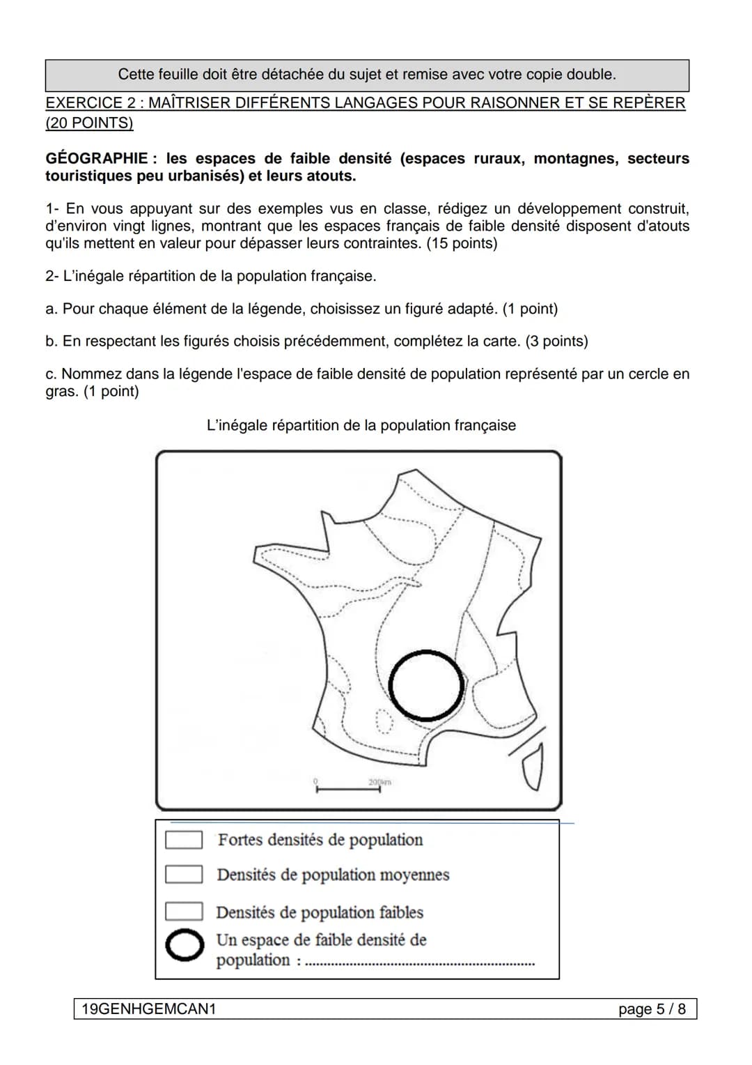 DIPLÔME NATIONAL DU BREVET
SESSION 2019
CORRECTION
HISTOIRE-GÉOGRAPHIE
ENSEIGNEMENT MORAL ET CIVIQUE
Série générale
Durée de l'épreuve : 2 h