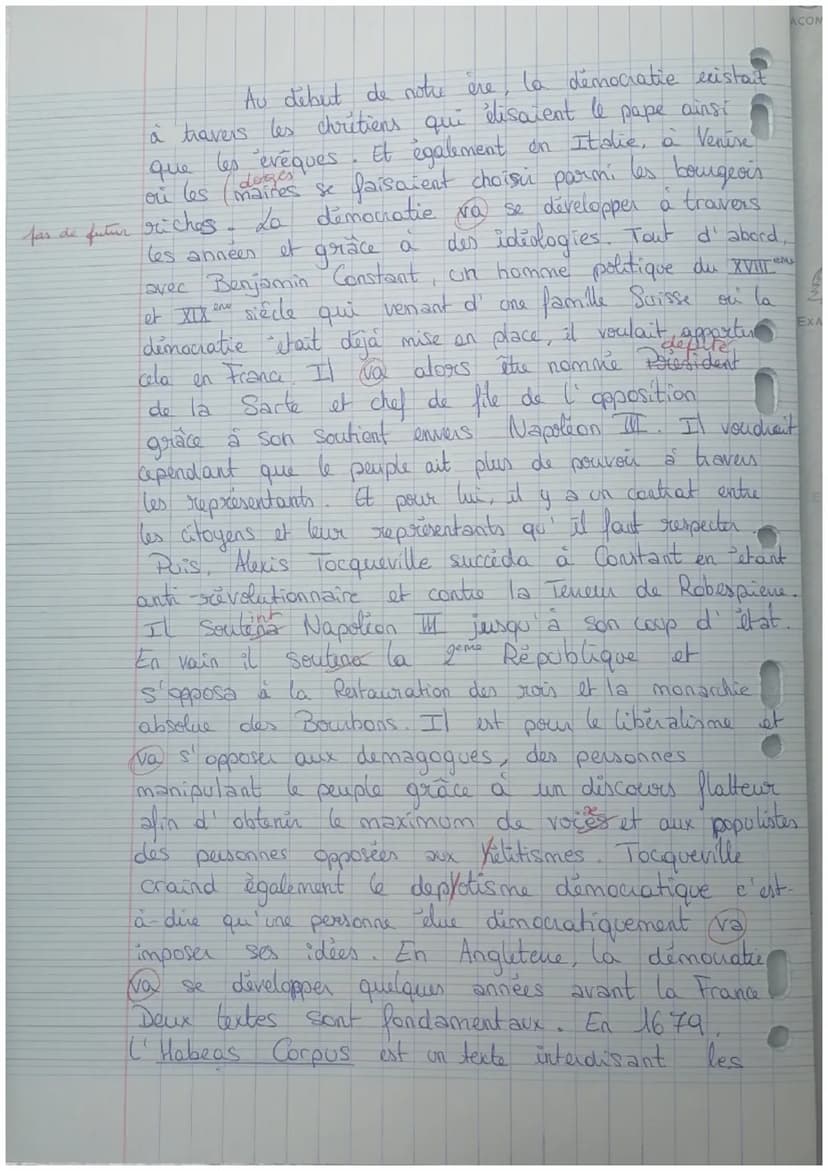 pour le temps
Mercredi 7 février
Examen HGGSP
Bonne compréhension du sujet, de bonnes
exploitées
vee
niquer dans l'analyse
Attention à l'emp