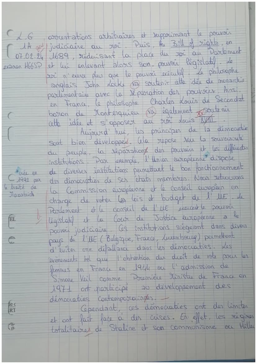 pour le temps
Mercredi 7 février
Examen HGGSP
Bonne compréhension du sujet, de bonnes
exploitées
vee
niquer dans l'analyse
Attention à l'emp