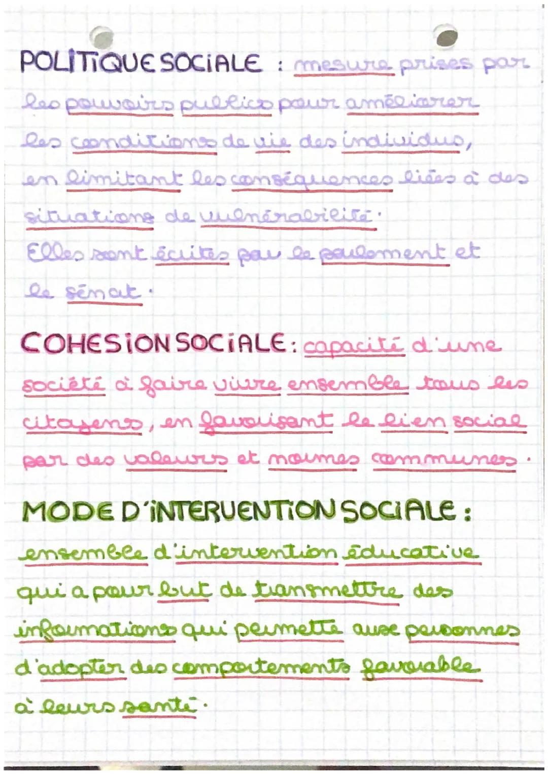 POLITIQUE SOCIALE : mesure prises par
les pouvoirs publics pour améliorer
les conditions de vie des individus,
en limitant les conséquences 