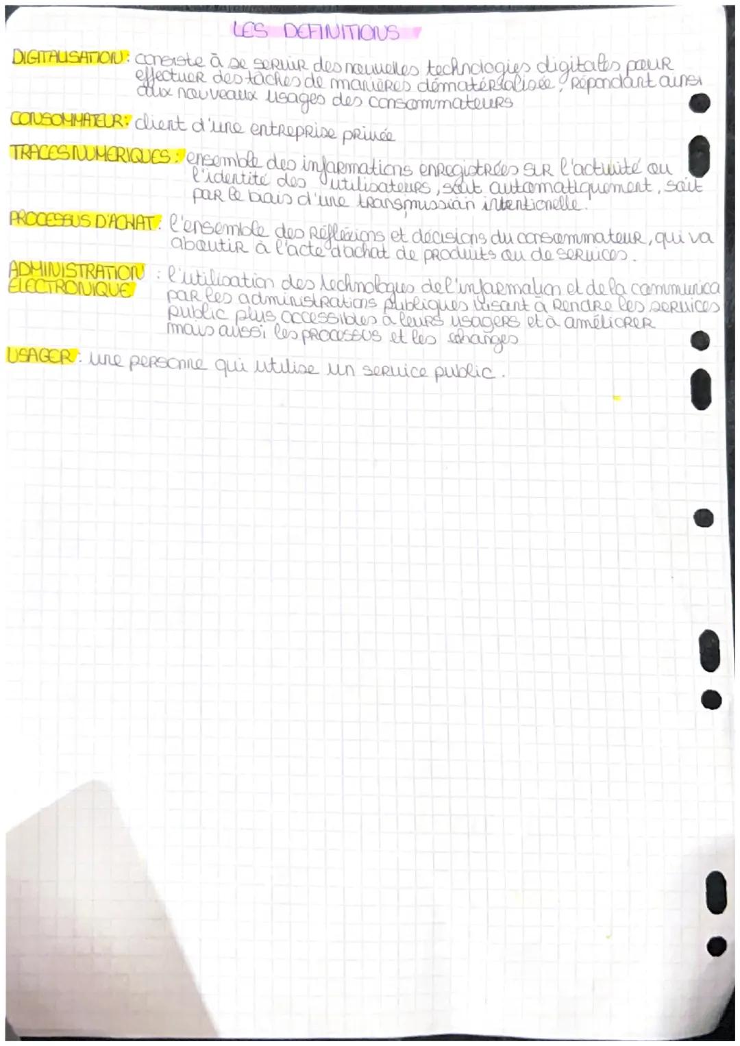 CHAPITRE &
LES TRANSFORMATIOUS NUMERIQUES, VECTEUR D'AMELUORATION
DE LA RELATION AVEC LES CLIENTS ET USAGERS?

1. DIGITALISATION FACILITE LA