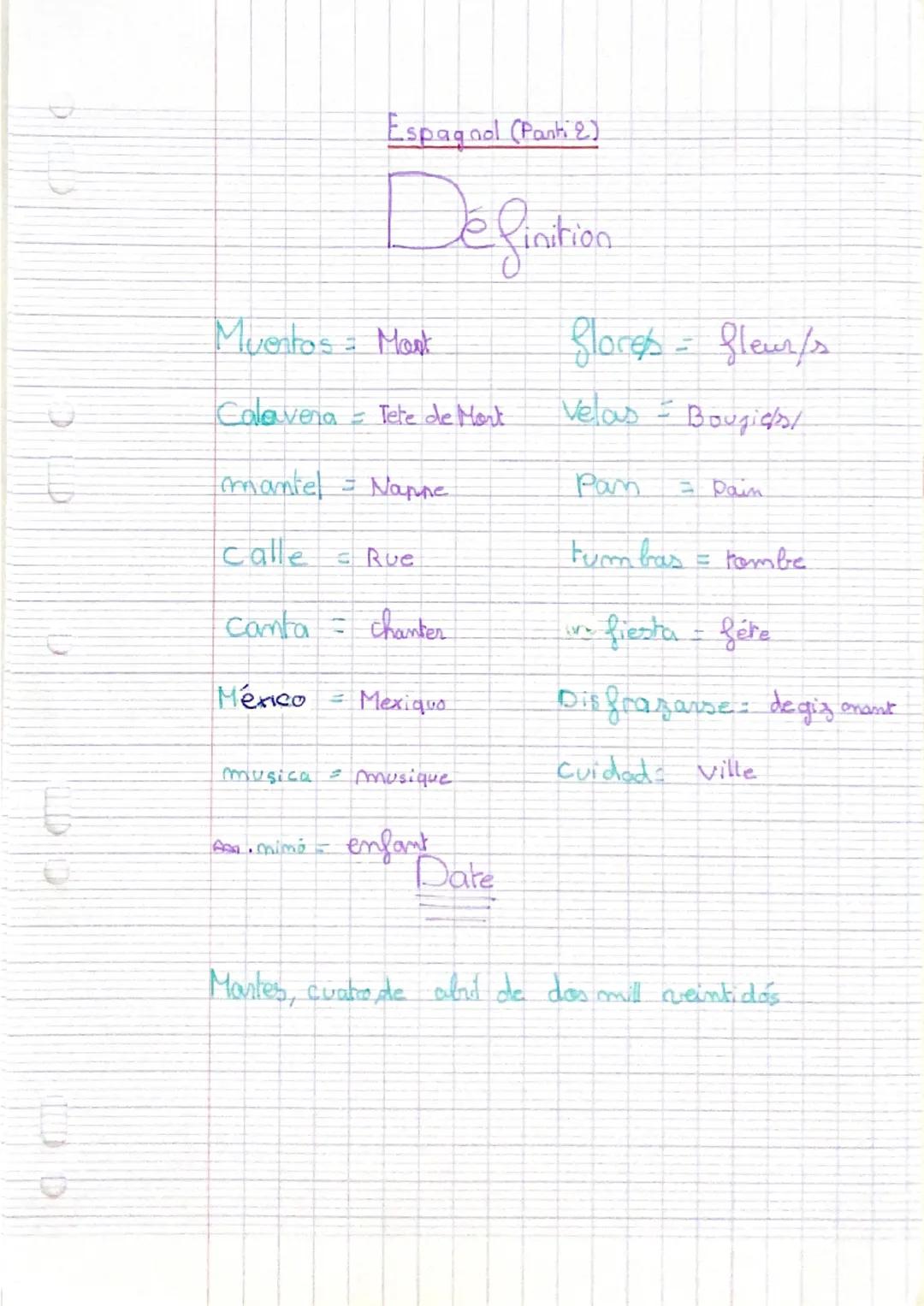 U
Sen Etre
Yo Sex
pagnol (Part 1)
EIXEU ES
Nosotre/as Somos
Vosotrolas Sois
Elles / Ellas Don
Gris Gris
Colores
Joune = Amarillota
Azul = Bl