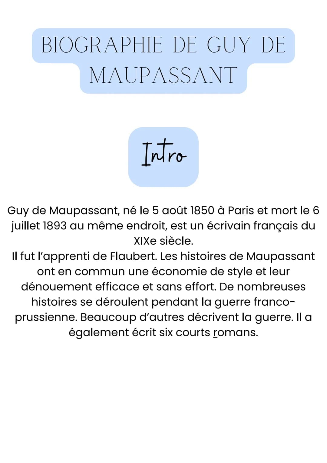 Guy de Maupassant