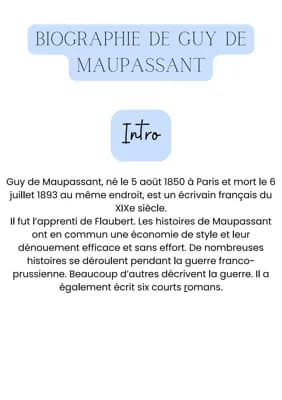Know Guy de Maupassant thumbnail