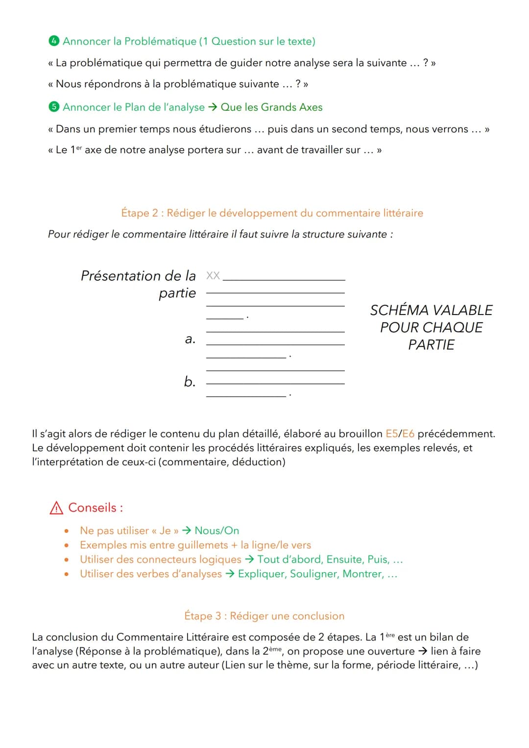 Méthode du Commentaire Composé
Définition : Le Commentaire Littéraire (ou composé) est un des exercices au choix de l'épreuve du Bac de
Fran