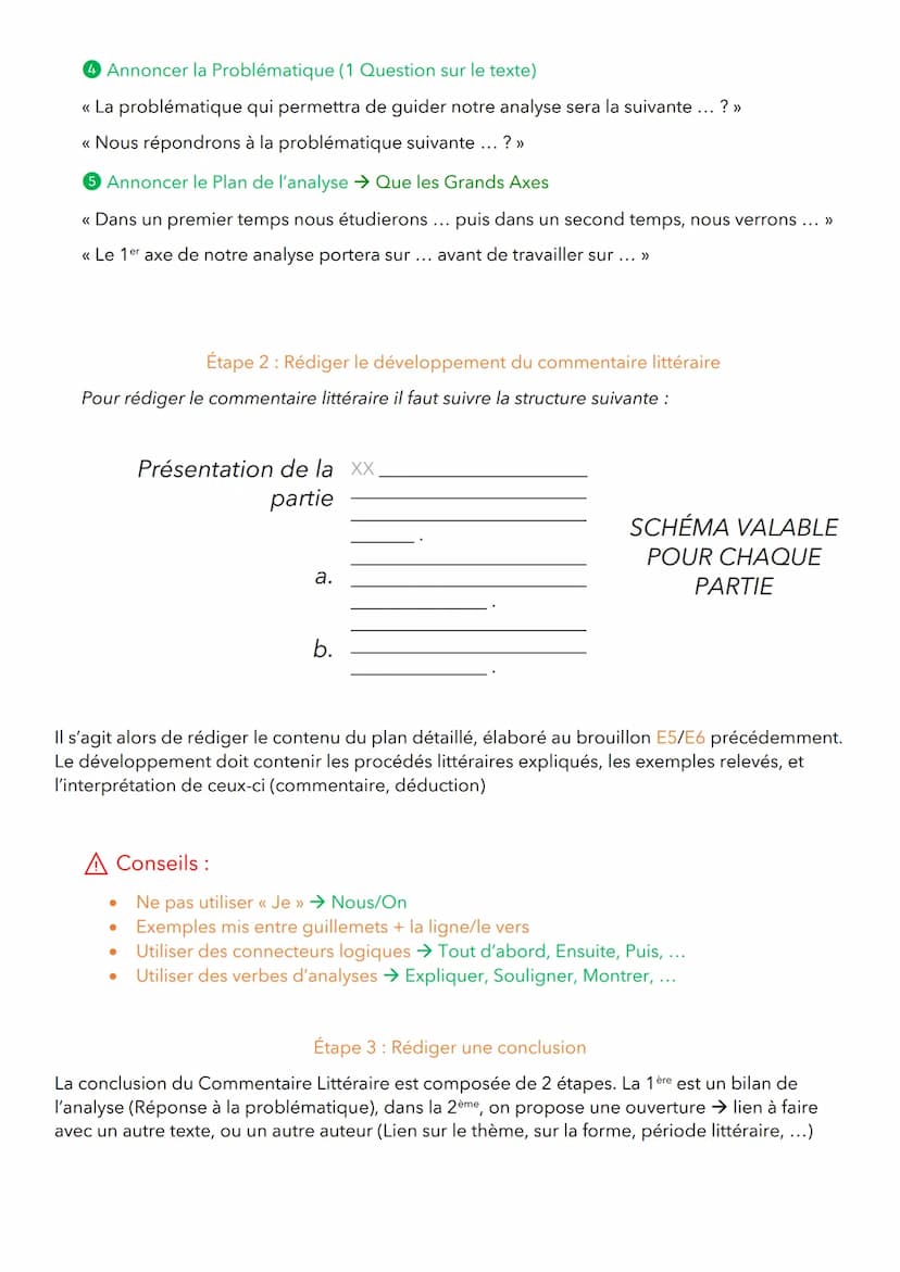 Méthode du Commentaire Composé
Définition : Le Commentaire Littéraire (ou composé) est un des exercices au choix de l'épreuve du Bac de
Fran