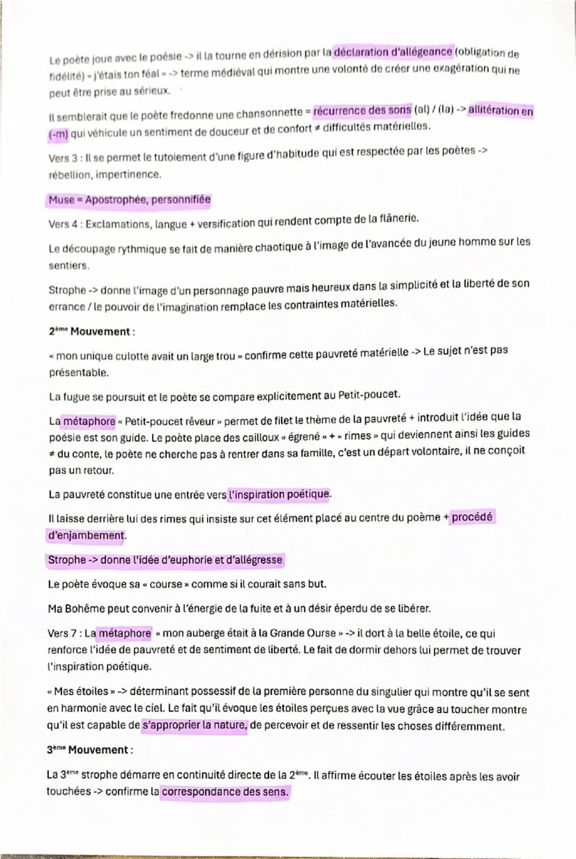 Artur Rimbaud, Les cahiers de Douai, 1870, Ma Bohême / Étude linéaire 13
Introduction: Le cahiers de Douai désignent un manuscrit confié par