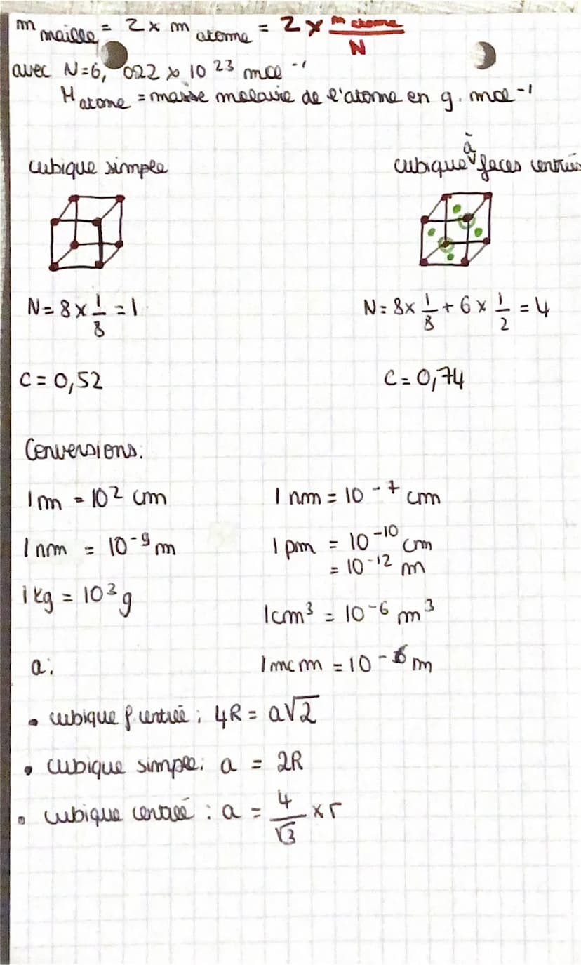Chapitre 2: Des édifices ordonnées les
cristel
ub.
3
Chlorure de sodium Nace: cons I (cheoure) et ions
Na + (sodium)-> empilés dans l'esp. =