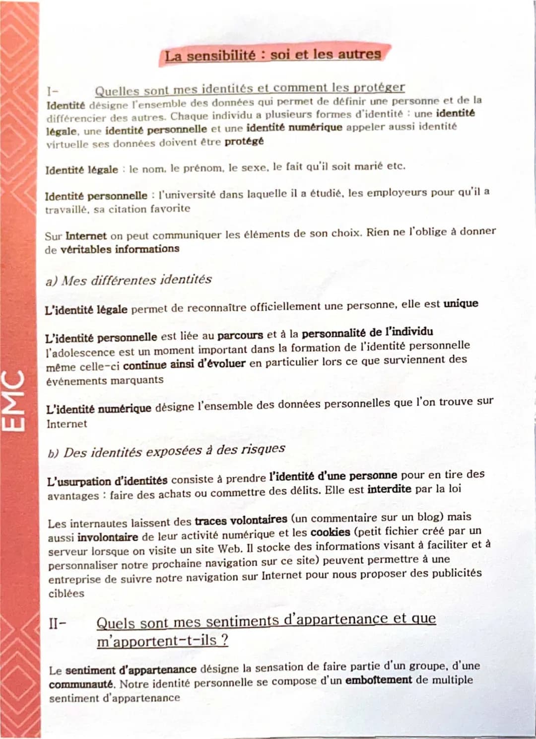 Révision brevet: EMC, Ve République, Identité numérique et plus