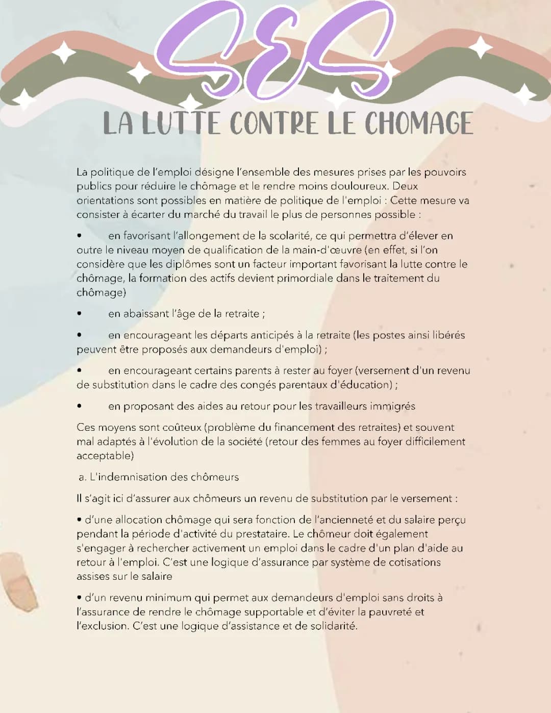 Solutions efficaces pour lutter contre le chômage en France