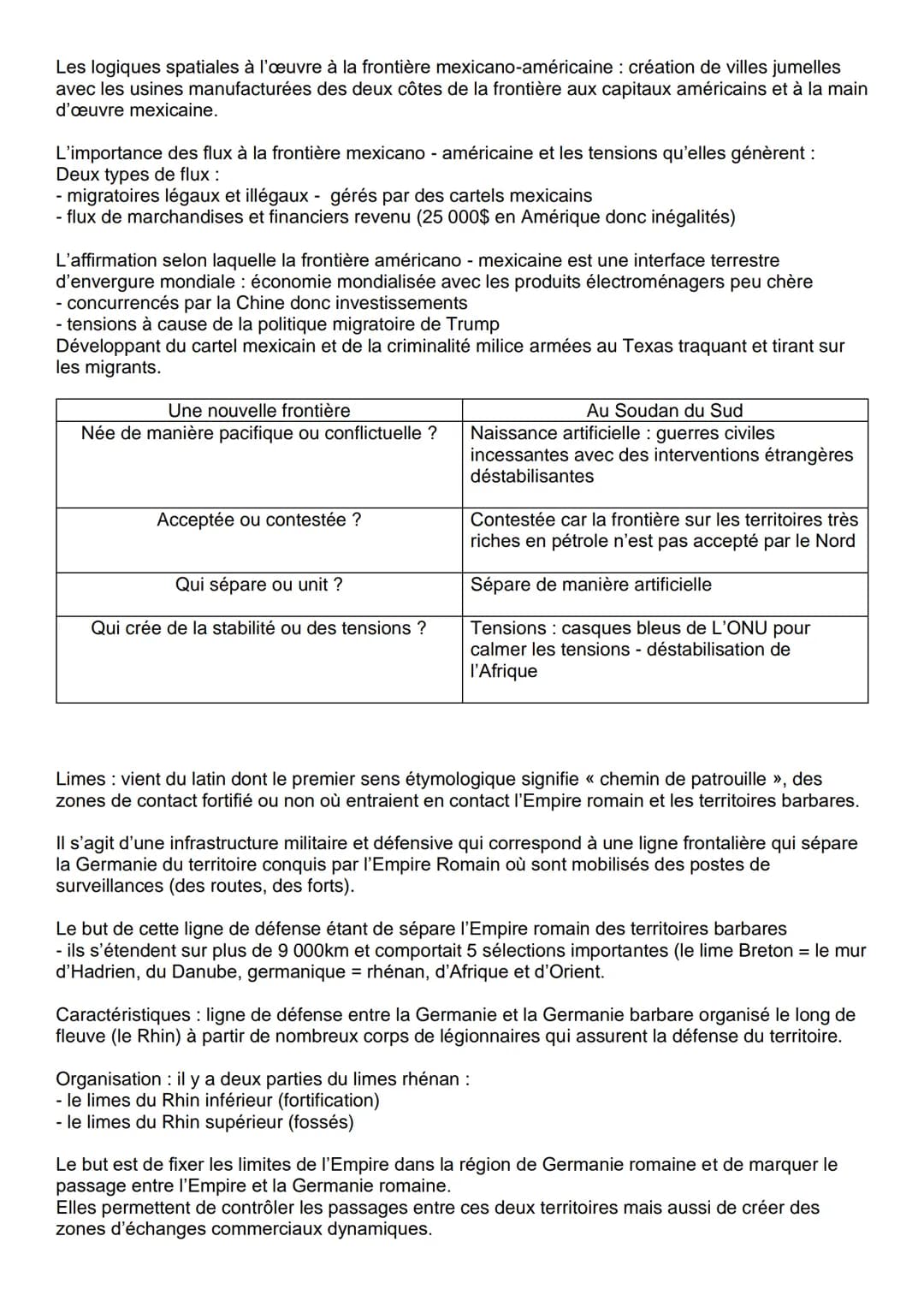 Fiche de révision géopolitique : les frontières
L'espace européen qui a connu le plus de bouleversements de frontières au XX s est l'Europe 