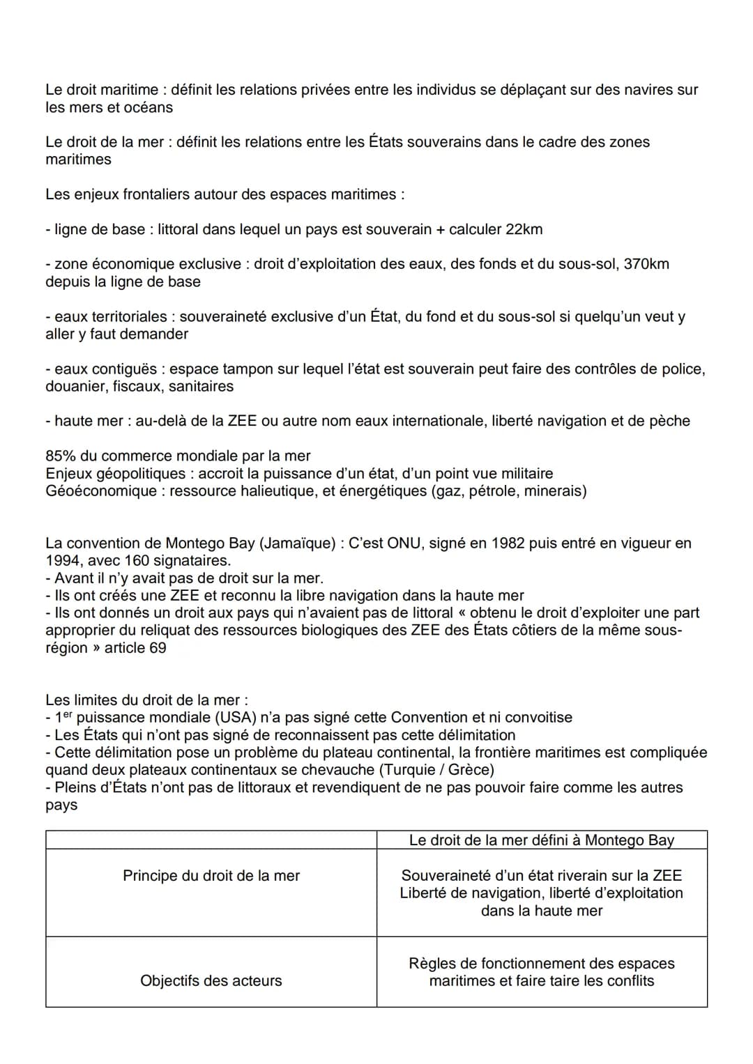 Fiche de révision géopolitique : les frontières
L'espace européen qui a connu le plus de bouleversements de frontières au XX s est l'Europe 