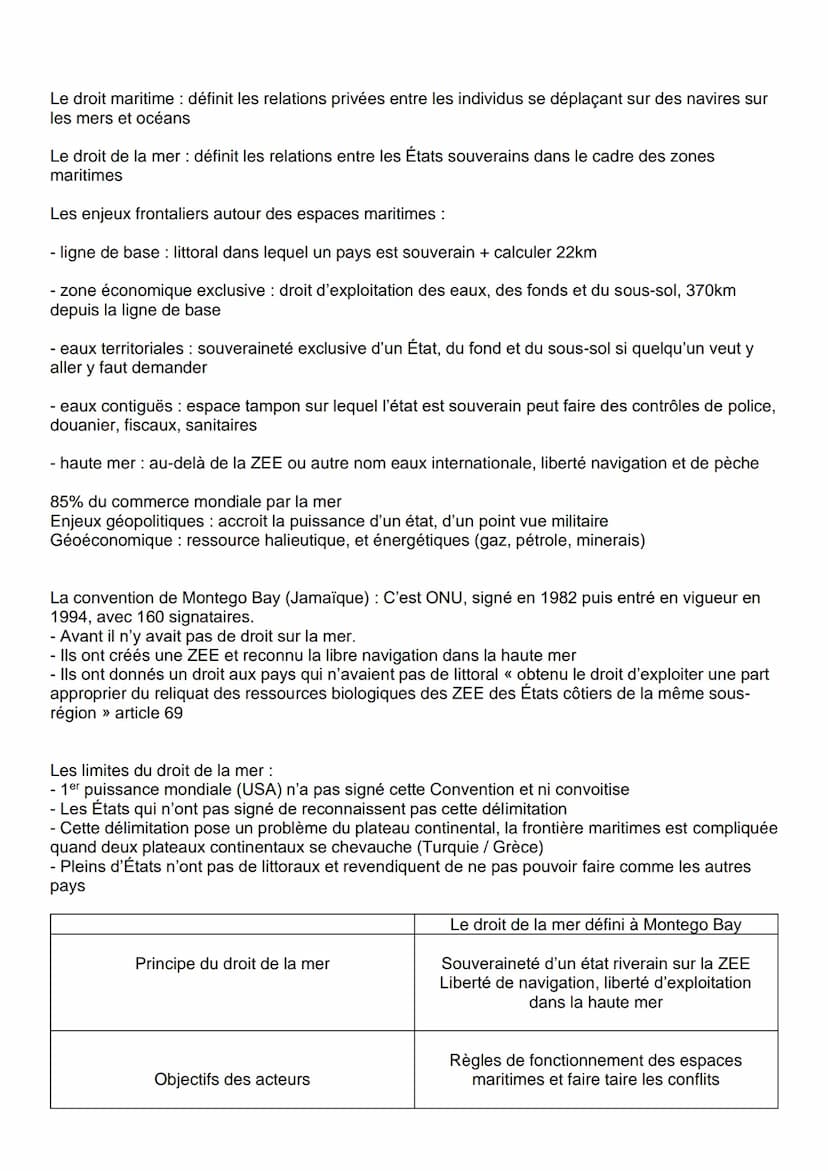 Fiche de révision géopolitique : les frontières
L'espace européen qui a connu le plus de bouleversements de frontières au XX s est l'Europe 