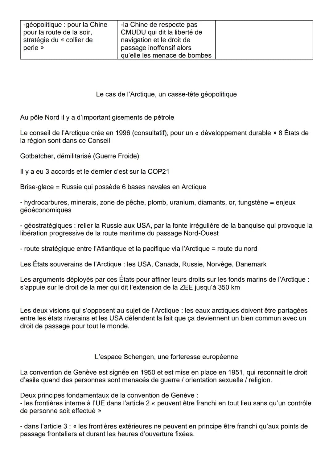 Fiche de révision géopolitique : les frontières
L'espace européen qui a connu le plus de bouleversements de frontières au XX s est l'Europe 