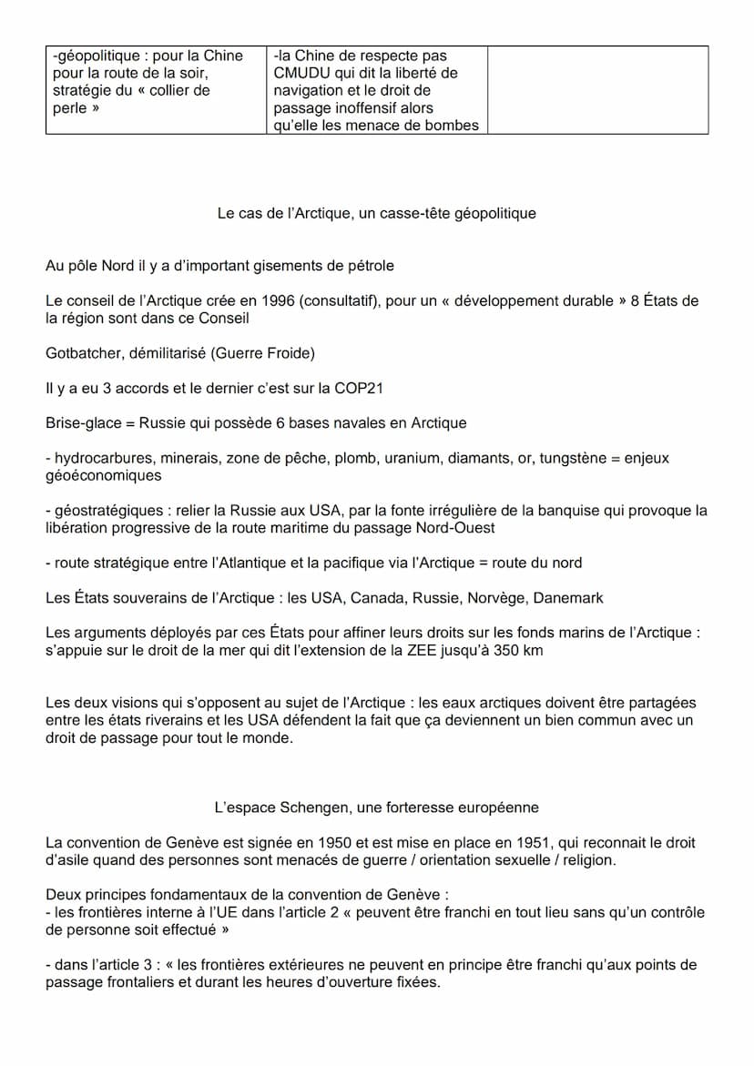 Fiche de révision géopolitique : les frontières
L'espace européen qui a connu le plus de bouleversements de frontières au XX s est l'Europe 