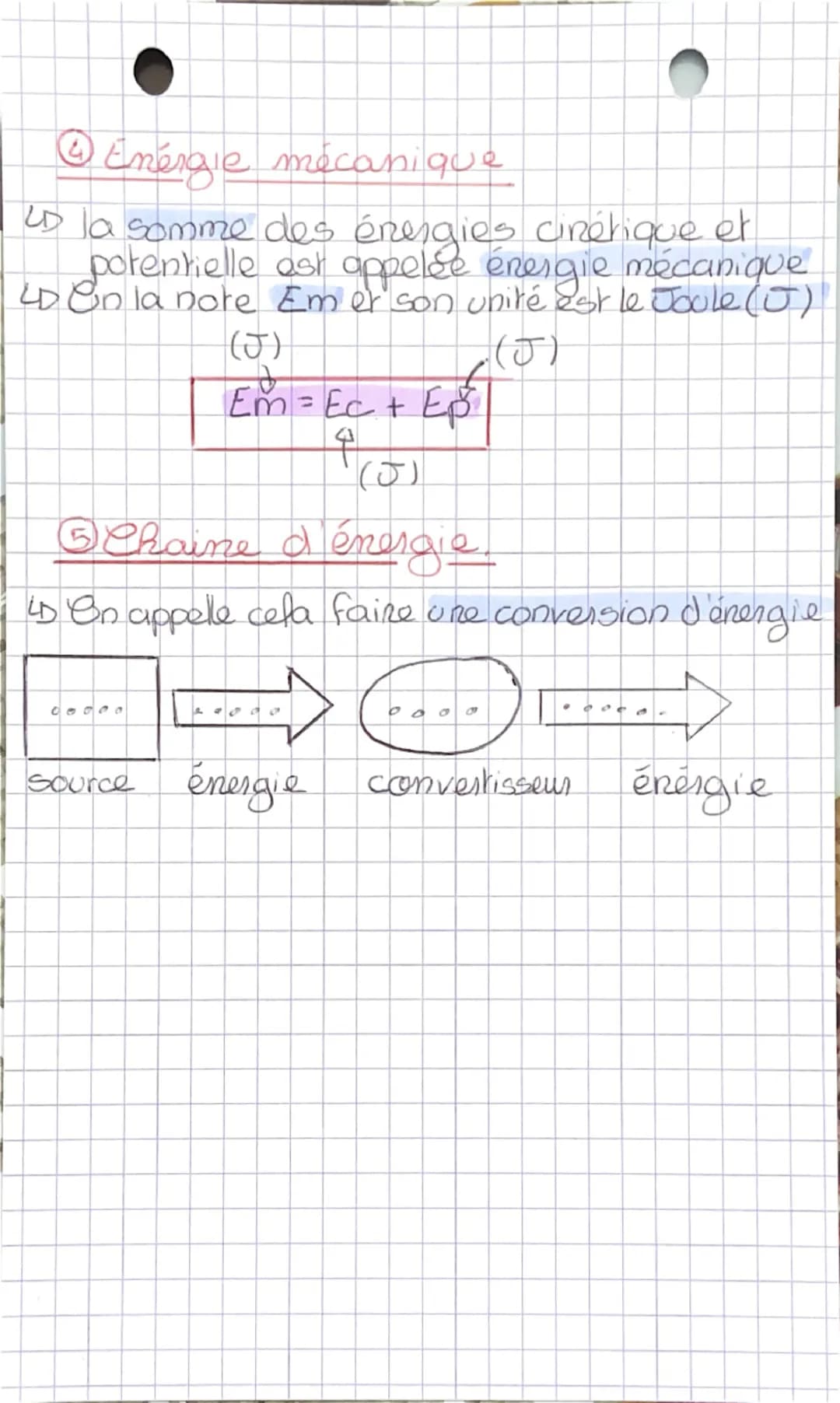 •ses energies
①Forme d'énergie
-Energie thermique
-Energie Electrique
-Energie lumineuse
-Energie musculaire
-Energie chimique
-Energie nucl