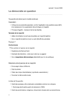 Know Démocratie en question - Tocqueville thumbnail