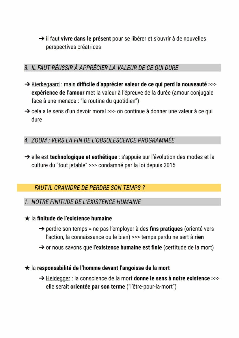 Le temps
définition temps: milieu indéfini et homogène caractérisé par sa double nature:
1. la continuité : le temps est un flux ininterromp