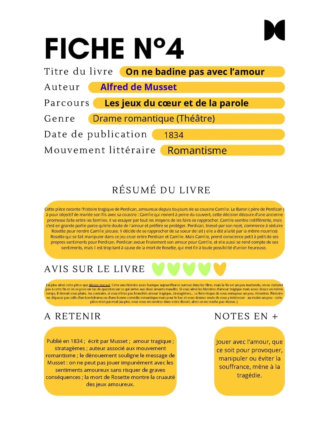 On ne badine pas avec l'amour