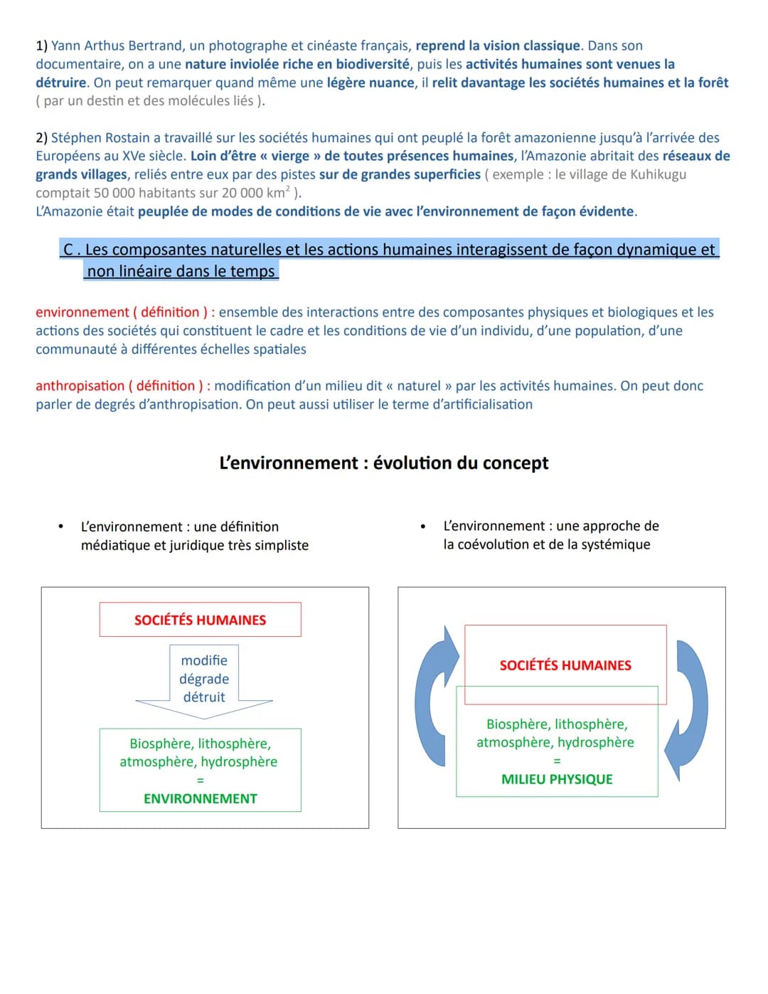 Thème 2 : L'environnement, entre exploitation et protection : un enjeu planétaire
Introduction : au thème 2
Introduction : définition et typ