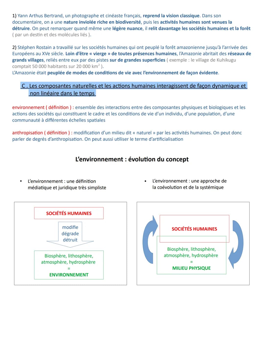 Thème 2 : L'environnement, entre exploitation et protection : un enjeu planétaire
Introduction : au thème 2
Introduction : définition et typ