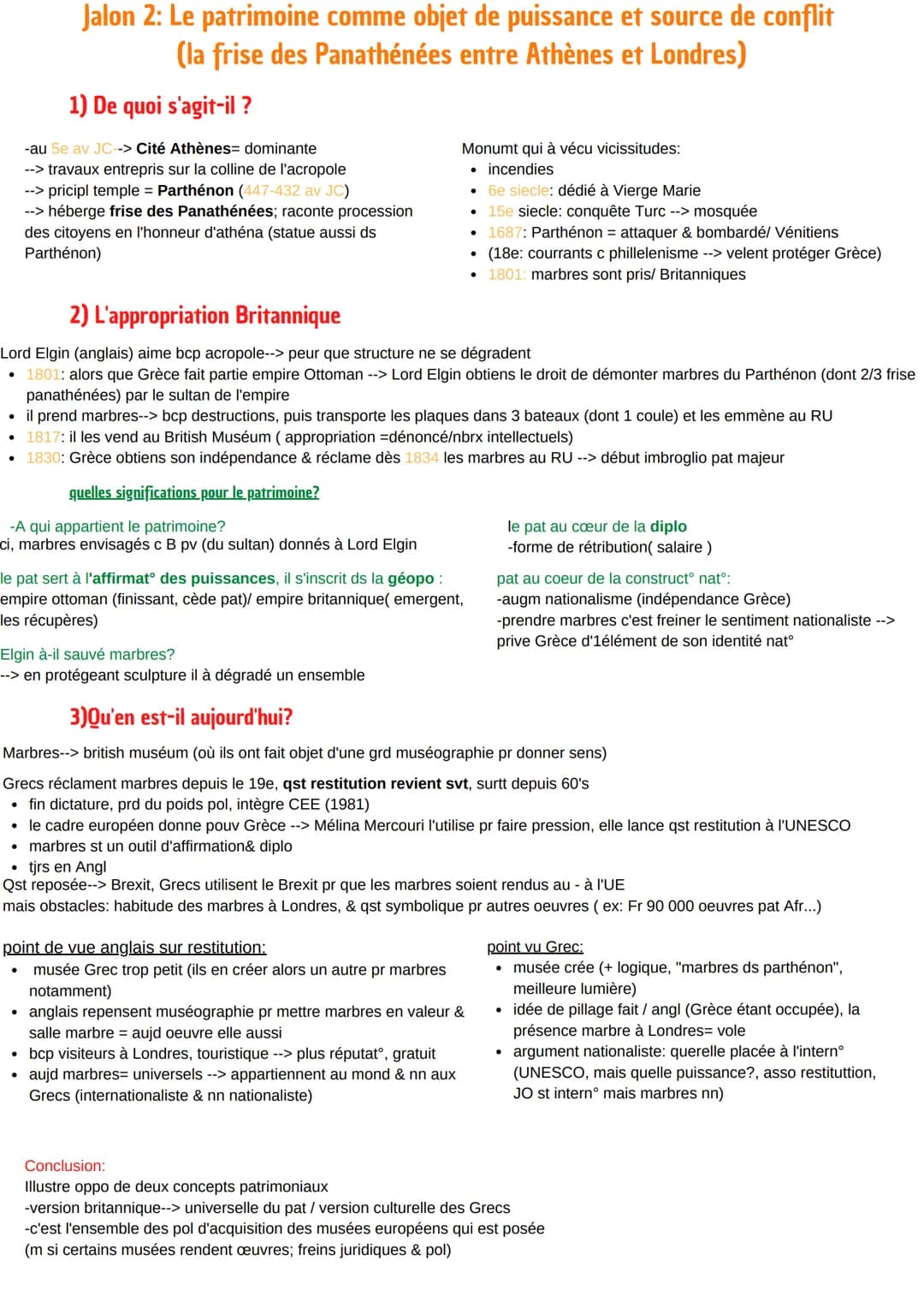 Découvre le Patrimoine : Fiche et Cours PDF