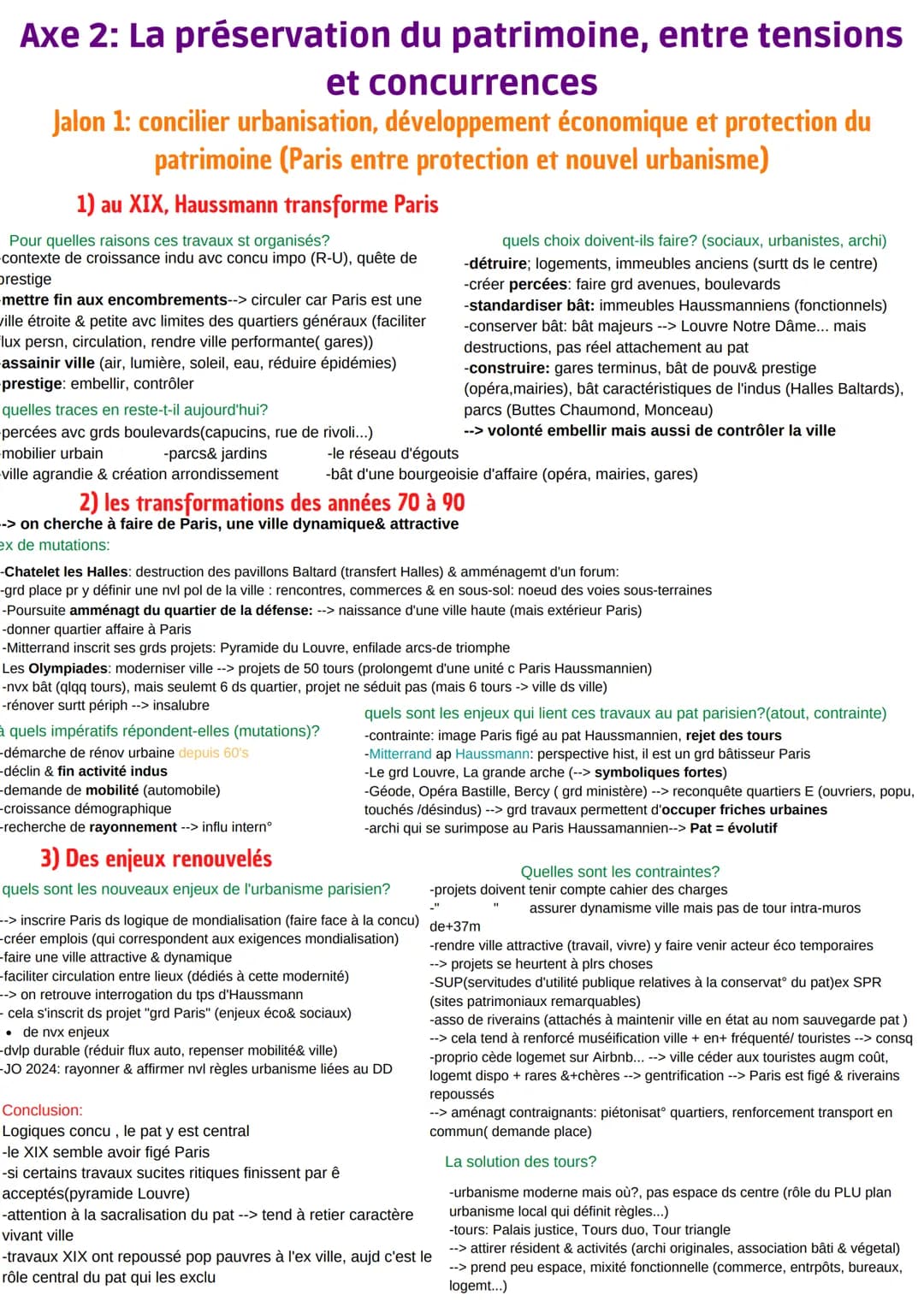 Découvre le Patrimoine : Fiche et Cours PDF