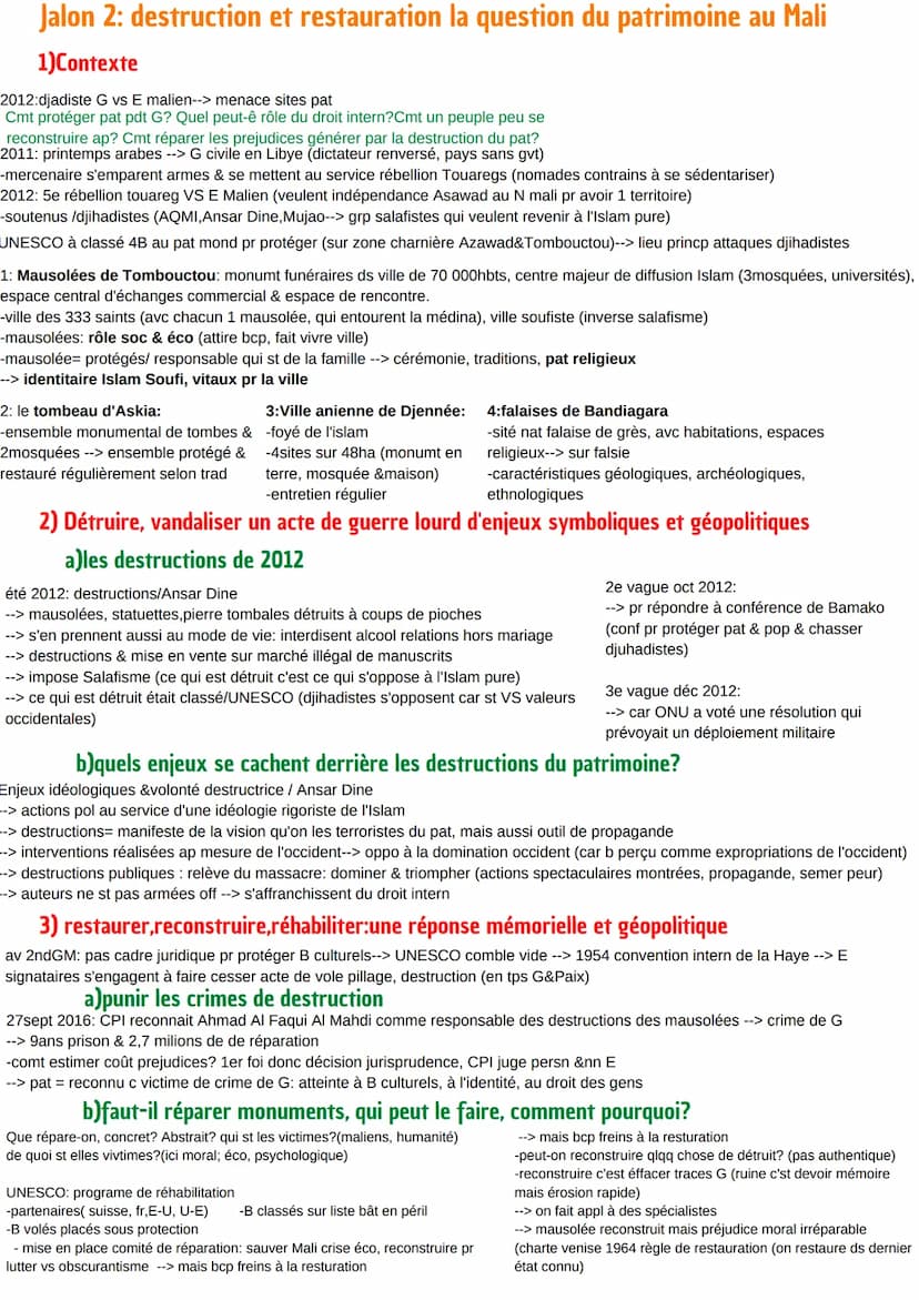 HGGSP
Thème 2: identifier, protéger et
valoriser le patrimoine
Intro: I) Du patrimoine familial au patrimoine collectif: évolution d'un conc