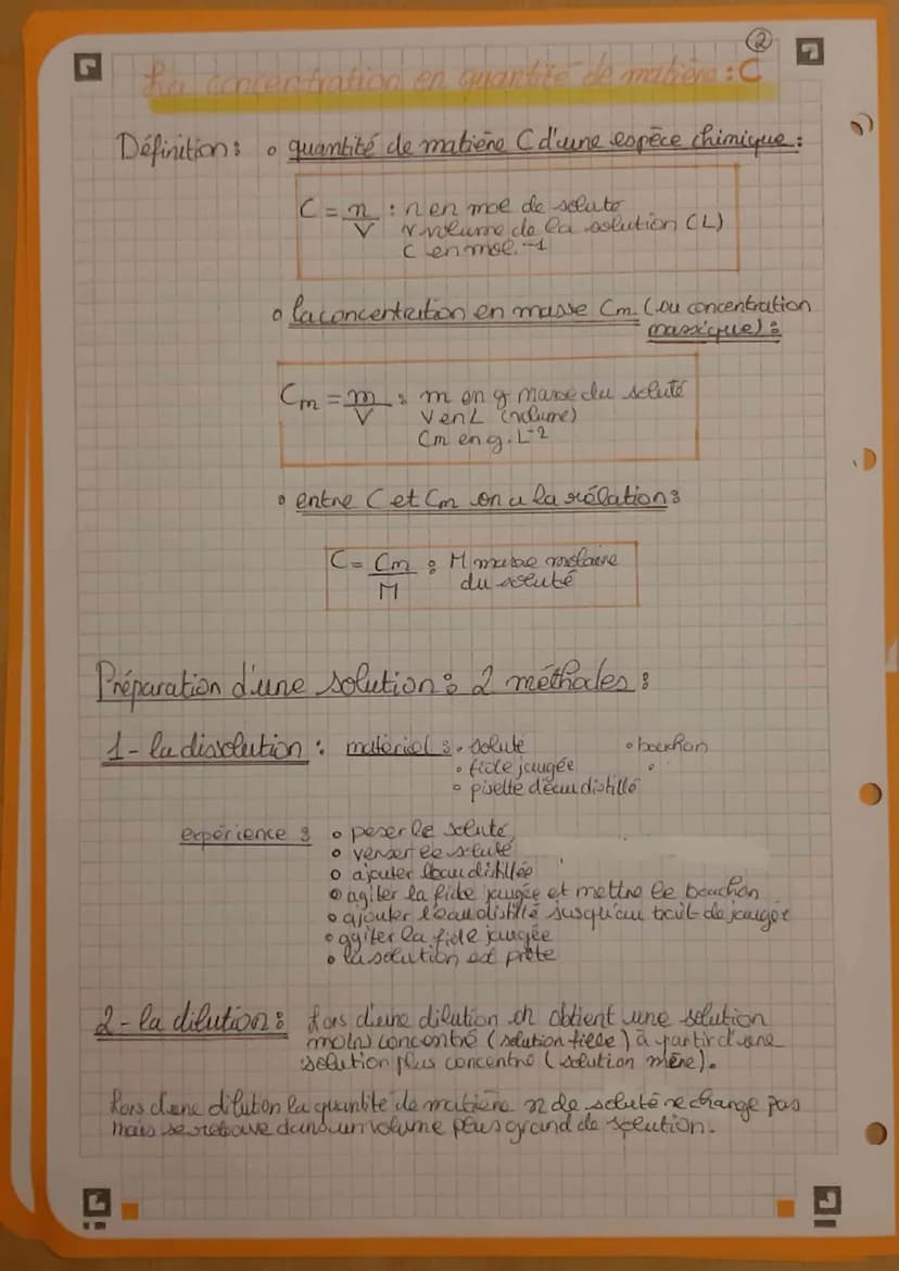 La Mole
Définition: Lorsque von veut compter le nombre d'entités chimiques présentes.
dans un échantillon, on utilise line unité plus adapté