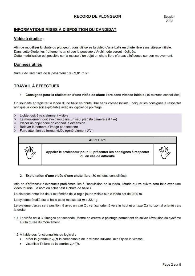
<h2 id="recorddeplongeon">RECORD DE PLONGEON</h2>
<h3 id="baccalauratgnral">BACCALAURÉAT GÉNÉRAL</h3>
<h4 id="preuvepratiquedelenseignement