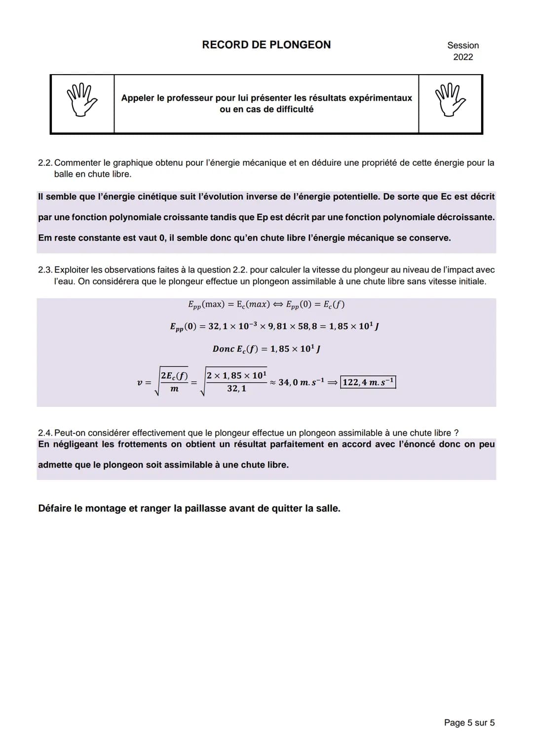 
<h2 id="recorddeplongeon">RECORD DE PLONGEON</h2>
<h3 id="baccalauratgnral">BACCALAURÉAT GÉNÉRAL</h3>
<h4 id="preuvepratiquedelenseignement