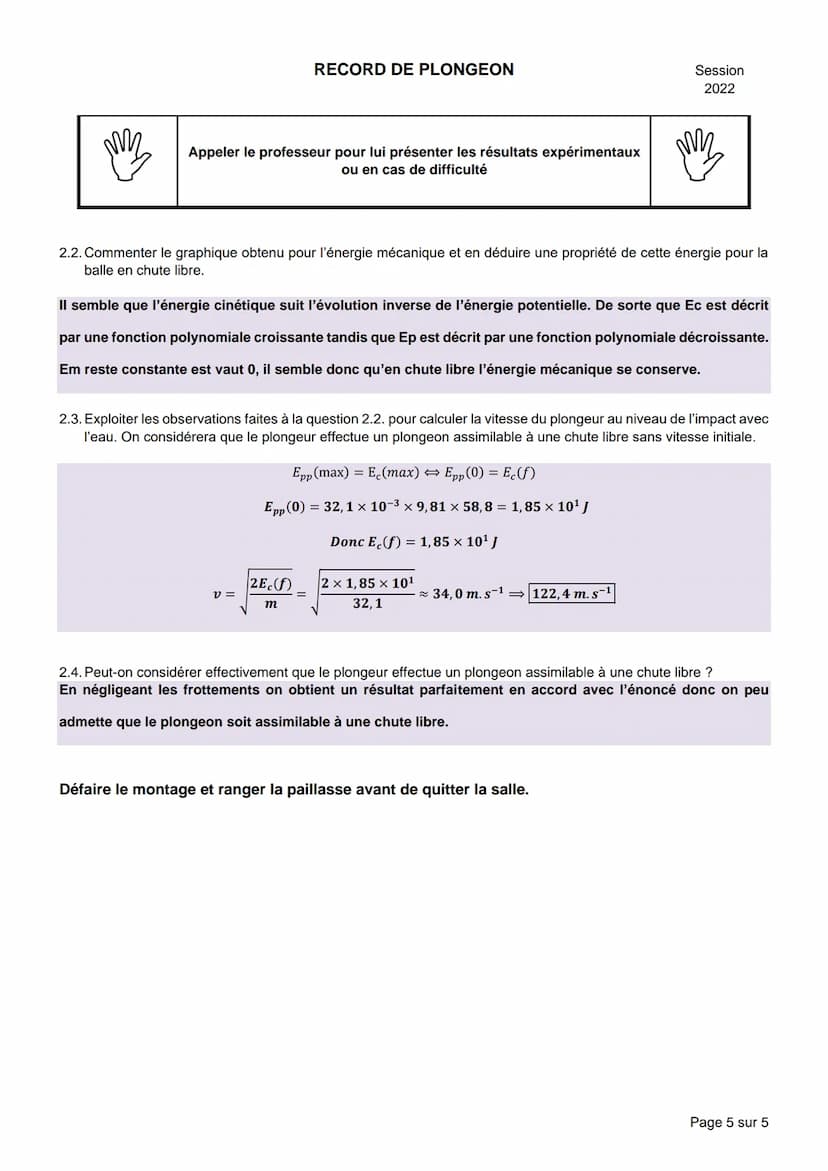 
<h2 id="recorddeplongeon">RECORD DE PLONGEON</h2>
<h3 id="baccalauratgnral">BACCALAURÉAT GÉNÉRAL</h3>
<h4 id="preuvepratiquedelenseignement