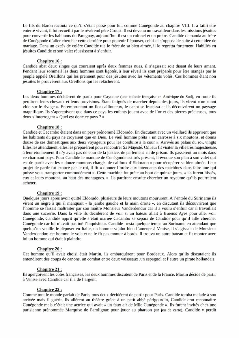 Noa Quaillet
Fiche de lecture de Candide, Voltaire
Voltaire de son vrai nom François-Marie Arouet est né le 21 novembre 1694. Il est poète, 