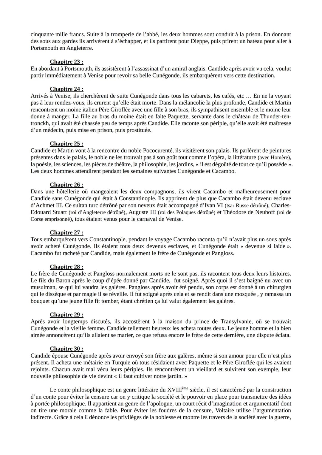 Noa Quaillet
Fiche de lecture de Candide, Voltaire
Voltaire de son vrai nom François-Marie Arouet est né le 21 novembre 1694. Il est poète, 