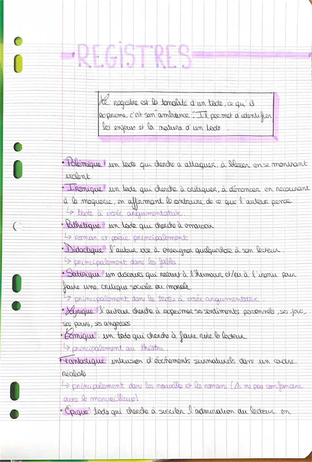 Tout savoir sur les registres littéraires pour le bac français