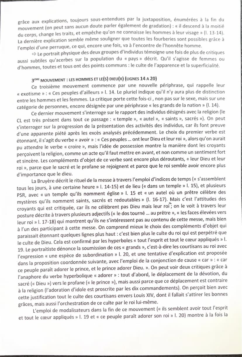 Lecture linéaire n°11: La Bruyère, « De la cour » remarque 74 (Les Caractères, 1696)
Jean de La Bruyère (1645-1696) est un auteur emblématiq