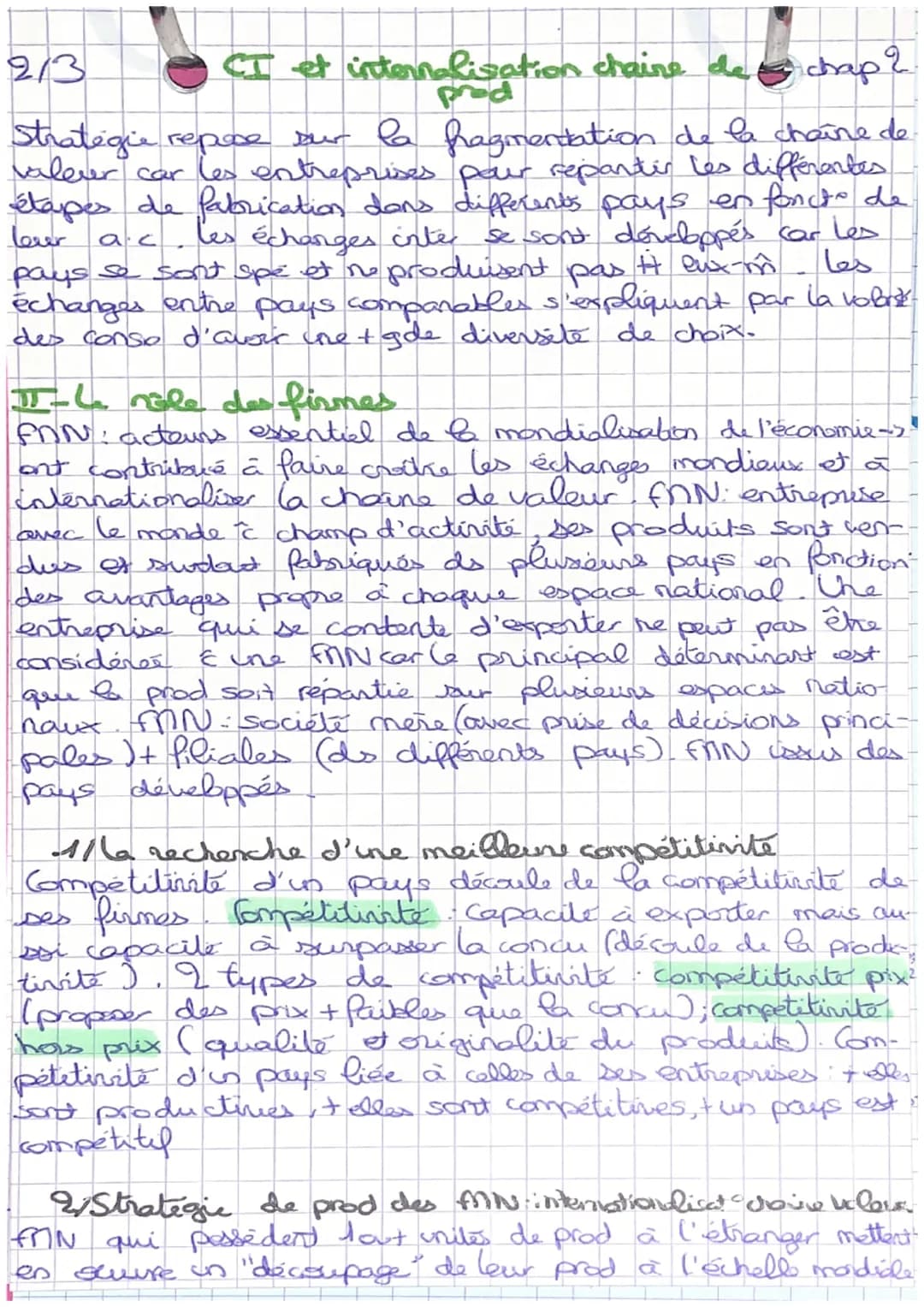 413
quels sont les fondements du C1 chap?
Let de l'internalisation de la prod
nondia-
La plupart des BAS quins entaurent proviennent de l'e-